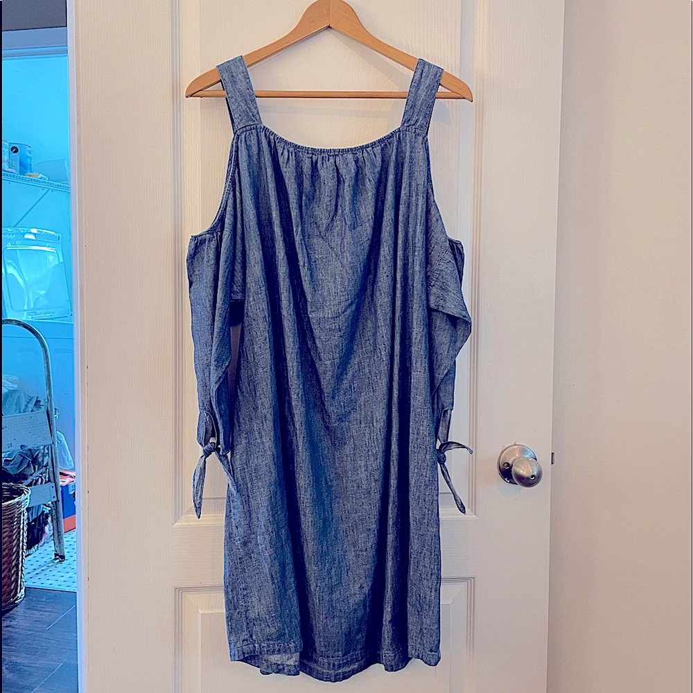 Madewell Cold Shoulder Dress, XL